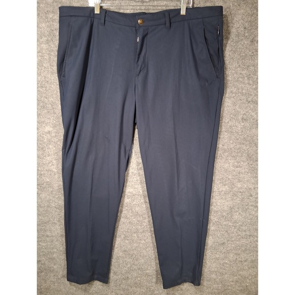 Reebok Mens 42x32 Golf Pants Blue Polyester Lightweight Athletic Casual - Picture 1 of 5